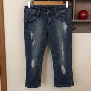Vigoss Studios Lio Capri distressed Jeans 3/4 27